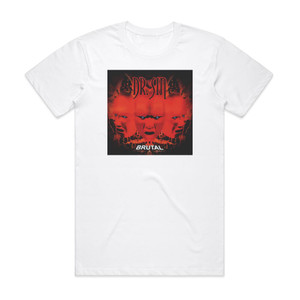 Dr Sin Brutal 1 Album Cover T-Shirt White Dr Sin Brutal 1 Album Cover T-Shirt White