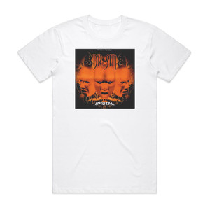 Dr Sin Brutal Album Cover T-Shirt White Dr Sin Brutal Album Cover T-Shirt White