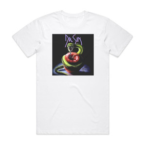 Dr Sin Dr Sin Album Cover T-Shirt White Dr Sin Dr Sin Album Cover T-Shirt White