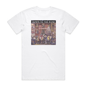Down to the Bone Crazy Vibes And Things Album Cover T-Shirt White Down to the Bone Crazy Vibes And Things Album Cover T-Shirt White
