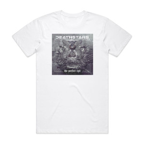 Deathstars The Perfect Cult 1 Album Cover T-Shirt White Deathstars The Perfect Cult 1 Album Cover T-Shirt White