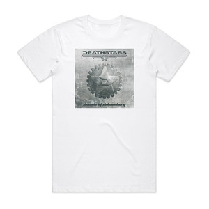 Deathstars Decade Of Debauchery Album Cover T-Shirt White Deathstars Decade Of Debauchery Album Cover T-Shirt White