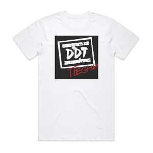 DDT Empty 3 Album Cover T-Shirt White DDT Empty 3 Album Cover T-Shirt White