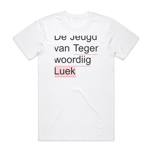 De Jeugd van Tegenwoordig Luek Album Cover T-Shirt White De Jeugd van Tegenwoordig Luek Album Cover T-Shirt White