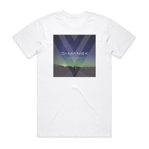 Damanek On Track Album Cover T-Shirt White Damanek On Track Album Cover T-Shirt White