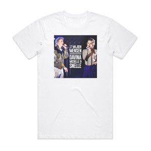 Davina Michelle 17 Miljoen Mensen Album Cover T-Shirt White Davina Michelle 17 Miljoen Mensen Album Cover T-Shirt White