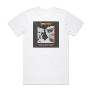 Darknet Bleached Album Cover T-Shirt White Darknet Bleached Album Cover T-Shirt White