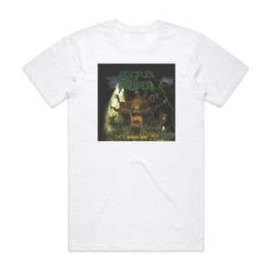 Disciples of Power Invincible Enemy Album Cover T-Shirt White Disciples of Power Invincible Enemy Album Cover T-Shirt White