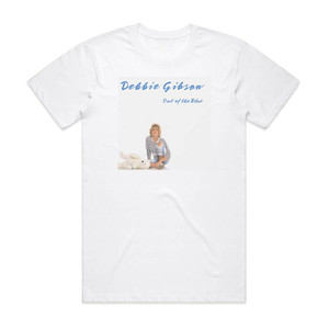 Debbie Gibson Out Of The Blue Album Cover T-Shirt White Debbie Gibson Out Of The Blue Album Cover T-Shirt White