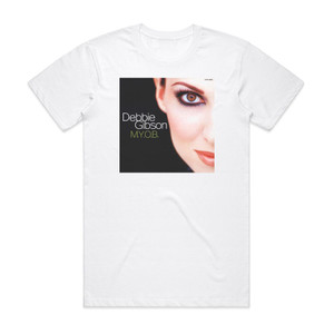 Debbie Gibson Myob Album Cover T-Shirt White Debbie Gibson Myob Album Cover T-Shirt White