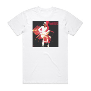 Diana Ross Last Time I Saw Him Album Cover T-Shirt White Diana Ross Last Time I Saw Him Album Cover T-Shirt White