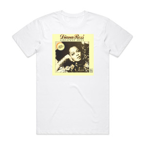 Diana Ross Diana Ross Greatest Hits Album Cover T-Shirt White