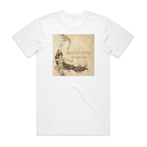 Dengue Fever The Deepest Lake Album Cover T-Shirt White Dengue Fever The Deepest Lake Album Cover T-Shirt White