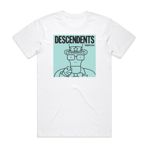 Descendents Merican 1 Album Cover T-Shirt White Descendents Merican 1 Album Cover T-Shirt White
