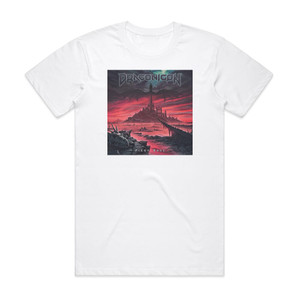 Draconicon Fiery Rage Album Cover T-Shirt White Draconicon Fiery Rage Album Cover T-Shirt White