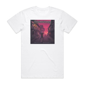 Draconicon Monsters Breakaway Album Cover T-Shirt White Draconicon Monsters Breakaway Album Cover T-Shirt White