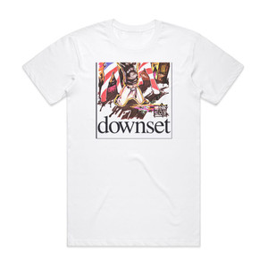 downset Anger Album Cover T-Shirt White downset Anger Album Cover T-Shirt White