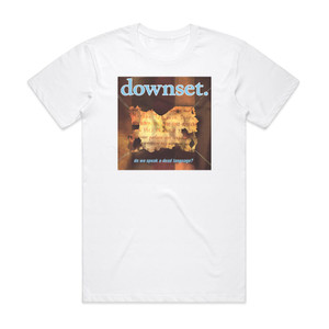 downset Do We Speak A Dead Language Album Cover T-Shirt White downset Do We Speak A Dead Language Album Cover T-Shirt White