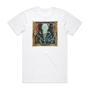 Darkest Era The Last Caress Of Light Album Cover T-Shirt White Darkest Era The Last Caress Of Light Album Cover T-Shirt White