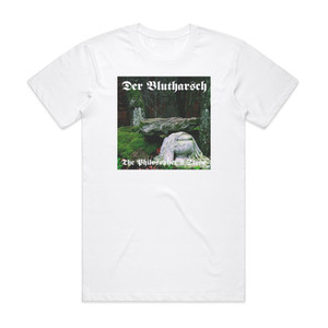 Der Blutharsch The Philosophers Stone Album Cover T-Shirt White