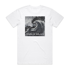 Dawn of Solace Waves Album Cover T-Shirt White Dawn of Solace Waves Album Cover T-Shirt White