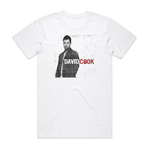 David Cook David Cook Album Cover T-Shirt White David Cook David Cook Album Cover T-Shirt White