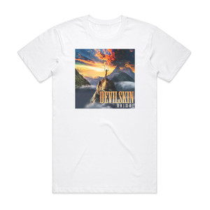Devilskin Animal Album Cover T-Shirt White Devilskin Animal Album Cover T-Shirt White