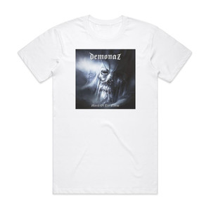 Demonaz March Of The Norse 1 Album Cover T-Shirt White Demonaz March Of The Norse 1 Album Cover T-Shirt White