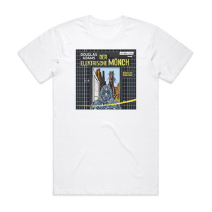 Douglas Adams Der Elektrische Mnch Album Cover T-Shirt White Douglas Adams Der Elektrische Mnch Album Cover T-Shirt White