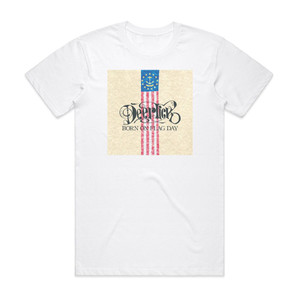 Deer Tick Born On Flag Day Album Cover T-Shirt White Deer Tick Born On Flag Day Album Cover T-Shirt White
