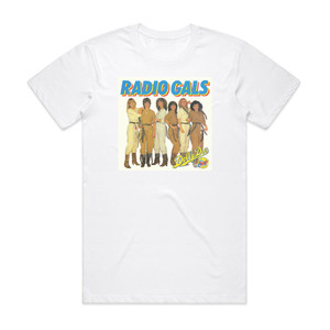 Dolly Dots Radio Gals Album Cover T-Shirt White Dolly Dots Radio Gals Album Cover T-Shirt White