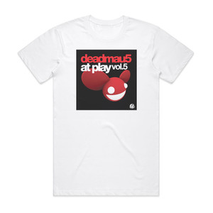 deadmau5 At Play Volume 5 Album Cover T-Shirt White deadmau5 At Play Volume 5 Album Cover T-Shirt White