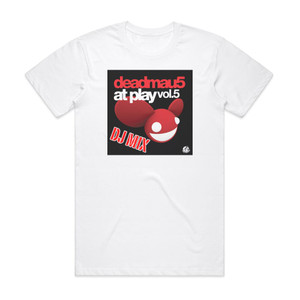 deadmau5 At Play Volume 5 1 Album Cover T-Shirt White deadmau5 At Play Volume 5 1 Album Cover T-Shirt White