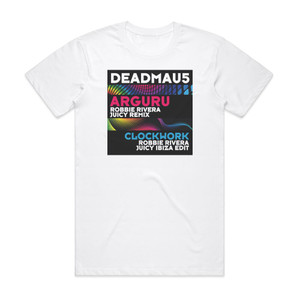 deadmau5 Clockworks Arguru Album Cover T-Shirt White deadmau5 Clockworks Arguru Album Cover T-Shirt White