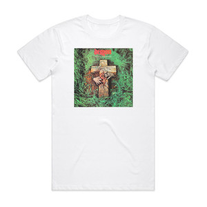 Demon Night Of The Demon Album Cover T-Shirt White Demon Night Of The Demon Album Cover T-Shirt White