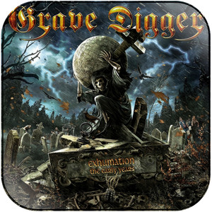 Grave Digger Exhumation The Early Years Album Cover Sticker Grave Digger Exhumation The Early Years Album Cover Sticker