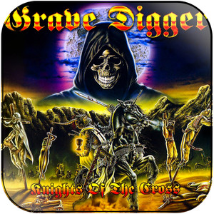 Grave Digger Knights Of The Cross Album Cover Sticker