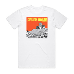 Drunk Horse In Tongues Album Cover T-Shirt White Drunk Horse In Tongues Album Cover T-Shirt White