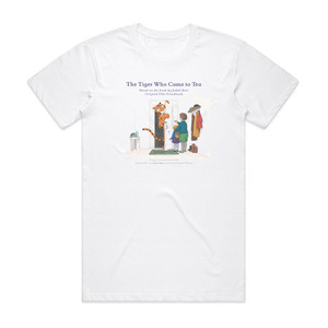 David Arnold The Tiger Who Came To Tea Album Cover T-Shirt White David Arnold The Tiger Who Came To Tea Album Cover T-Shirt White