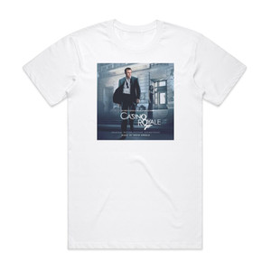David Arnold Casino Royale Album Cover T-Shirt White David Arnold Casino Royale Album Cover T-Shirt White