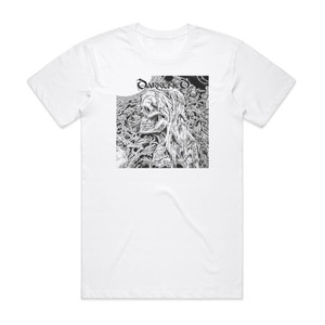 Darkened Into The Blackness Album Cover T-Shirt White Darkened Into The Blackness Album Cover T-Shirt White