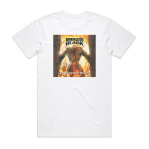 Domination Black Dimension Death Album Cover T-Shirt White