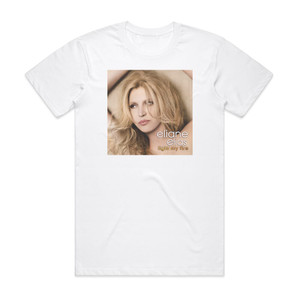 Eliane Elias Light My Fire Album Cover T-Shirt White Eliane Elias Light My Fire Album Cover T-Shirt White