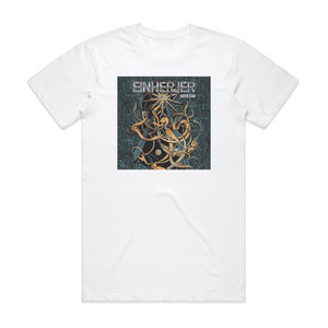 Einherjer North Star Album Cover T-Shirt White Einherjer North Star Album Cover T-Shirt White