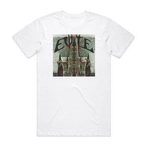 Evile Skull Album Cover T-Shirt White Evile Skull Album Cover T-Shirt White