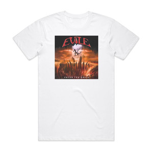 Evile Enter The Grave Album Cover T-Shirt White