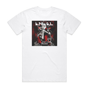 Engel Blood Of Saints Album Cover T-Shirt White Engel Blood Of Saints Album Cover T-Shirt White