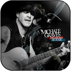 Michale Graves Vagabond Acoustic Album Cover Sticker Michale Graves Vagabond Acoustic Album Cover Sticker