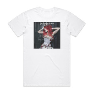 Emilie Autumn Opheliac Album Cover T-Shirt White Emilie Autumn Opheliac Album Cover T-Shirt White
