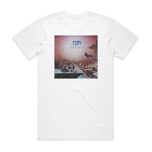 Eloy Metromania Album Cover T-Shirt White Eloy Metromania Album Cover T-Shirt White